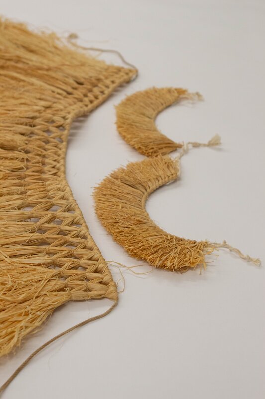 Detail of Grass Skirt and Anklets, CT+TC #388